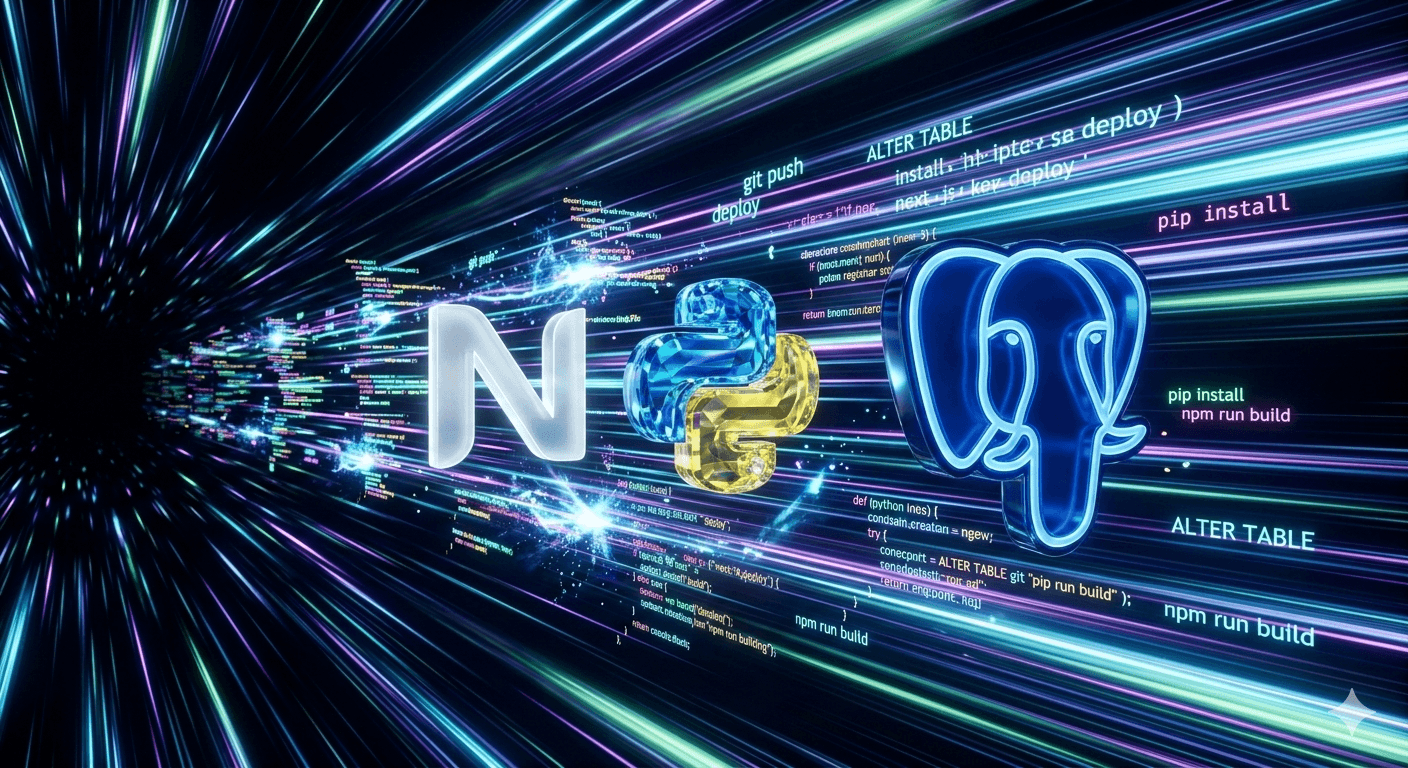 Guide: Deploying Next.js, FastAPI & Postgres in 10 Minutes